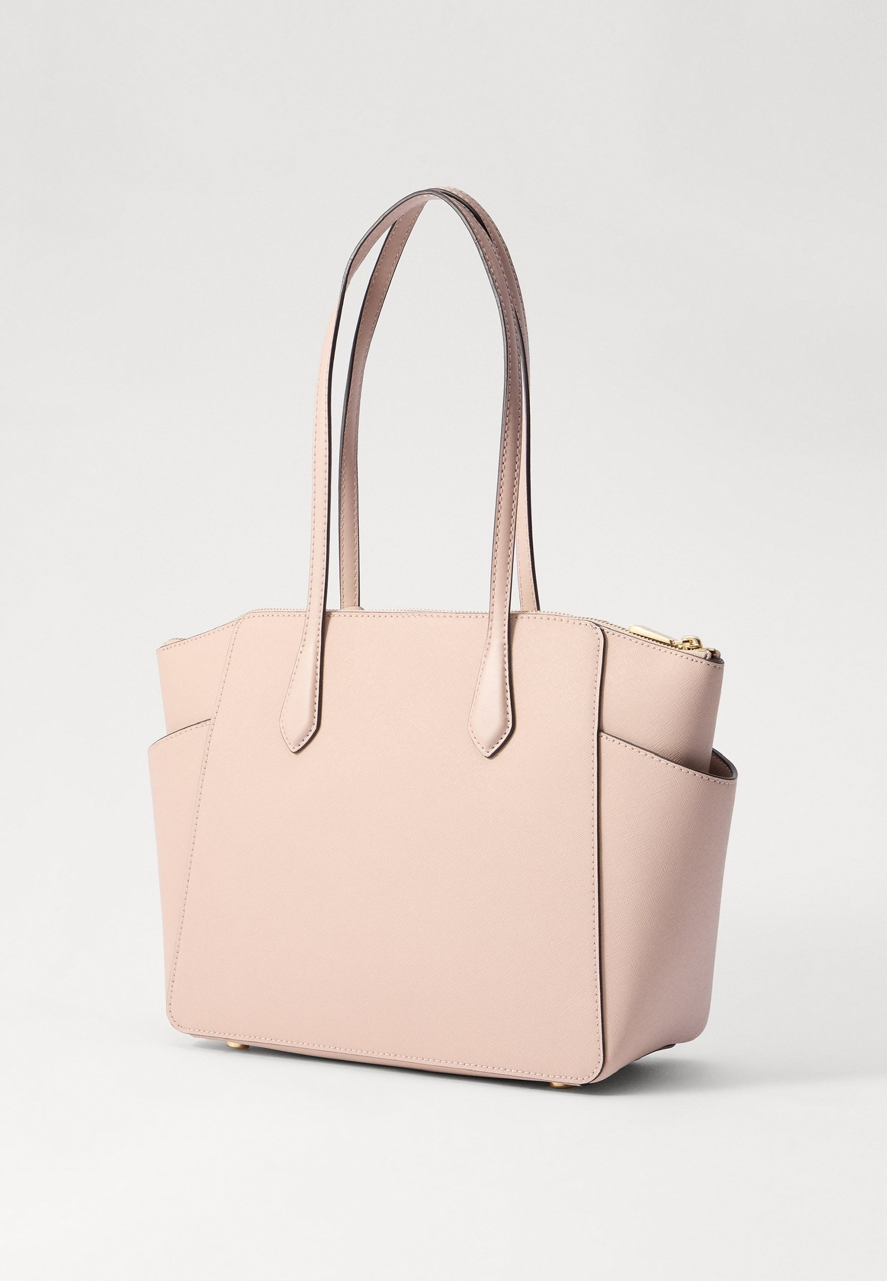 Túi Shopper MK Marilyn hồng logo vàng - 30S2G6AT2L# - KT: 39/29 *25*11