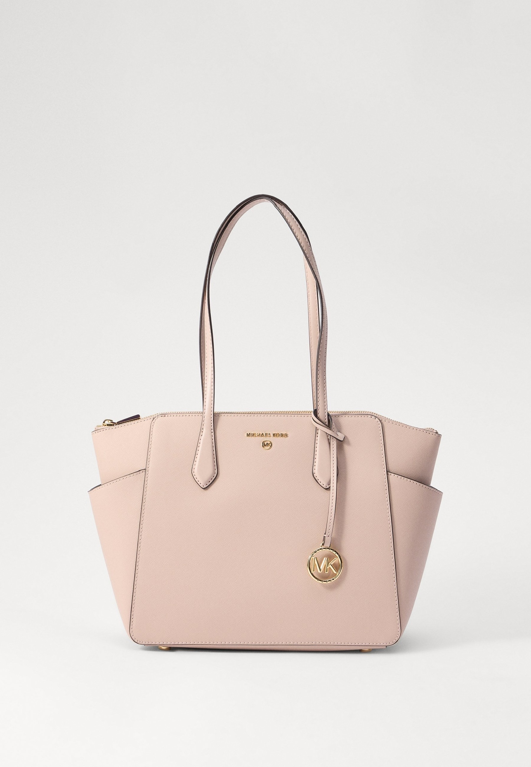 Túi Shopper MK Marilyn hồng logo vàng - 30S2G6AT2L# - KT: 39/29 *25*11