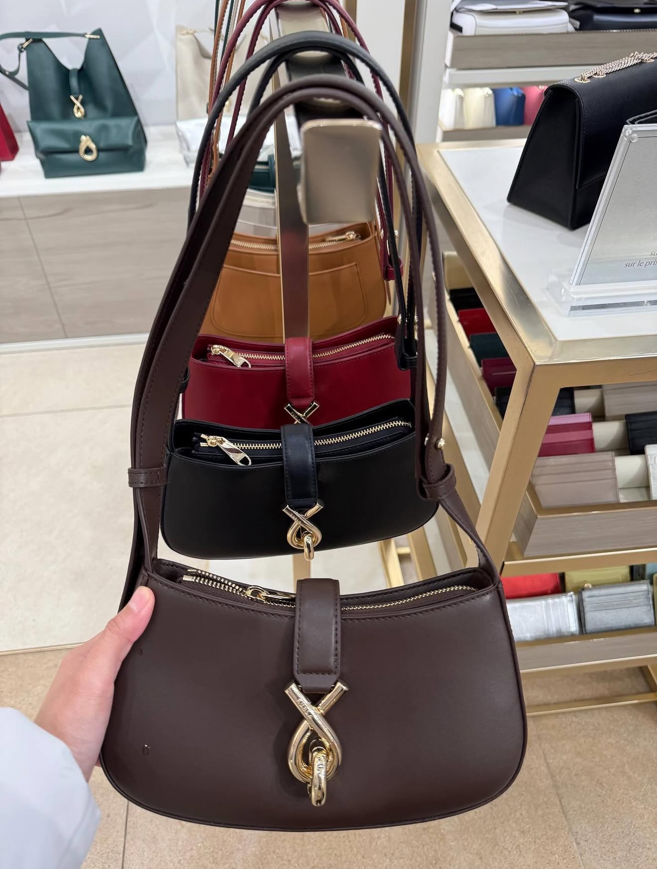 Túi xách Fula Mianova size Small màu nâu Chocolate KT: 24*12*5