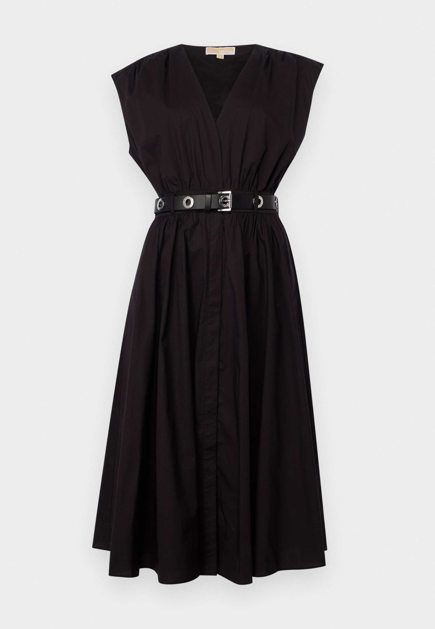 Váy MK đen sát nách + belt - MT482F5F4C
