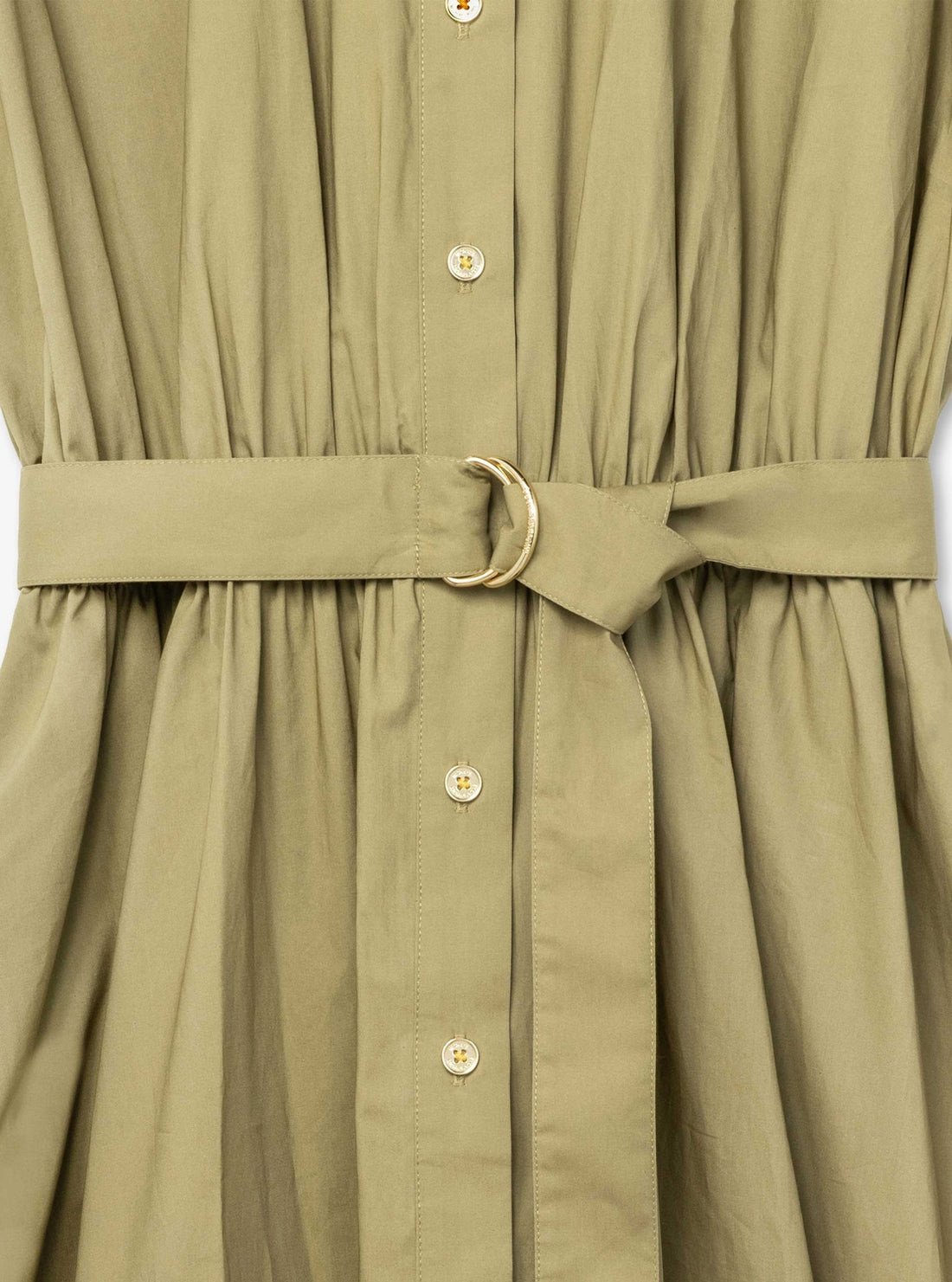 Váy MK màu oregano khuy vàng + belt -JS863FQKL2