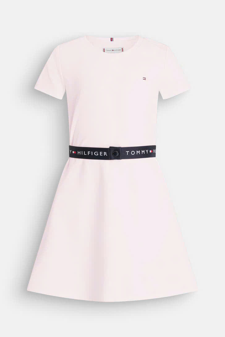 Váy Tshirt kid Tommy Hilfiger - hồng + belt