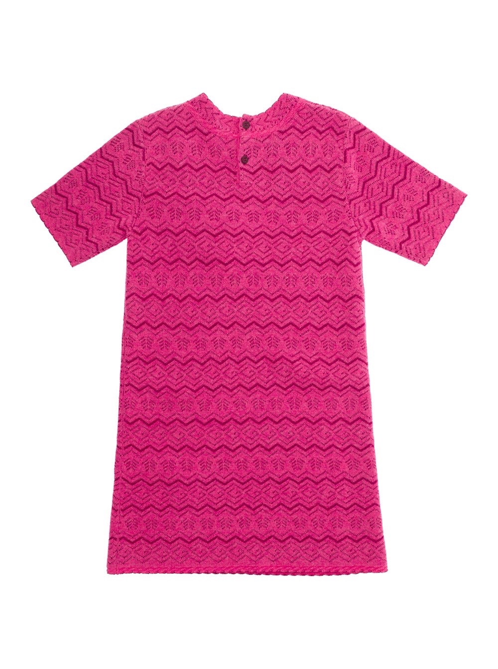 Váy len kid GG màu đỏ hồng - 787073 - co giãn nhiều