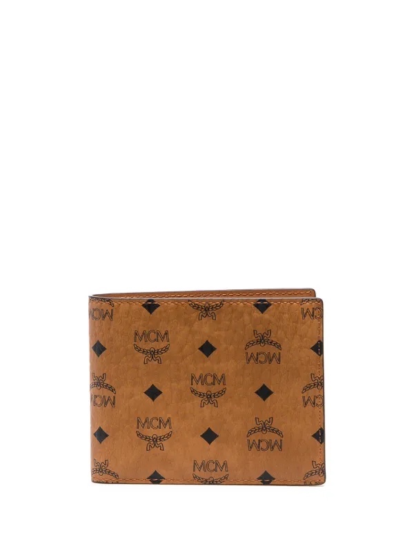 Ví MCM nâu họa tiết monogram