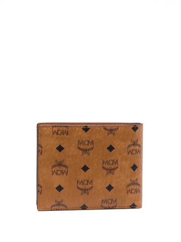 Ví MCM nâu họa tiết monogram
