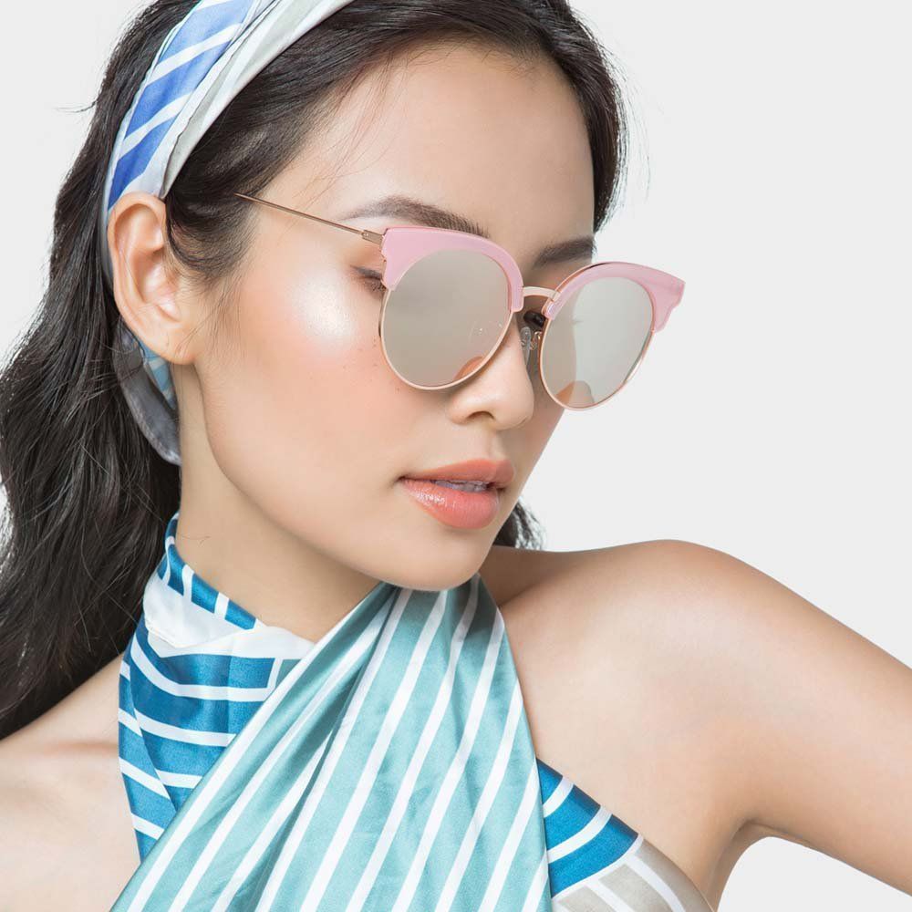 Mắt kính hình bướm kim loại phối nhựa
