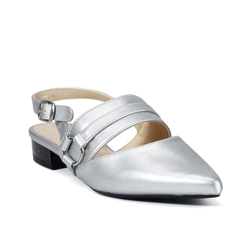 Giày búp bê slingback mũi nhọn