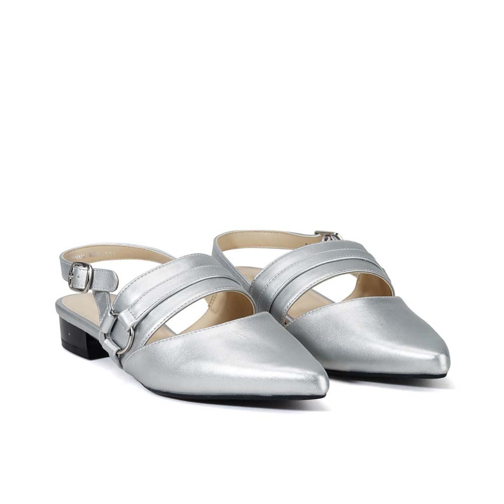 Giày búp bê slingback mũi nhọn