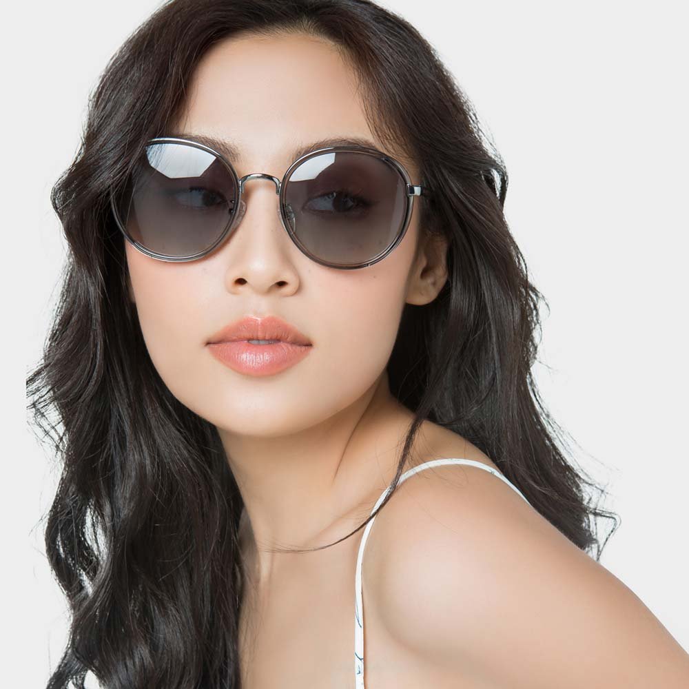 Mắt kính hình bướm gọng kép dày