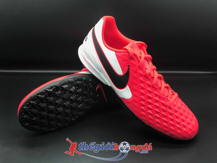 Giày đá bóng Nike Tiempo 8 Legend Academy TF Đỏ/Trắng