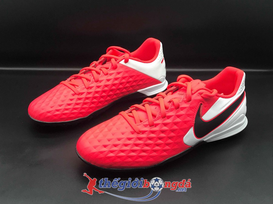 Giày đá bóng Nike Tiempo 8 Legend Academy TF Đỏ/Trắng