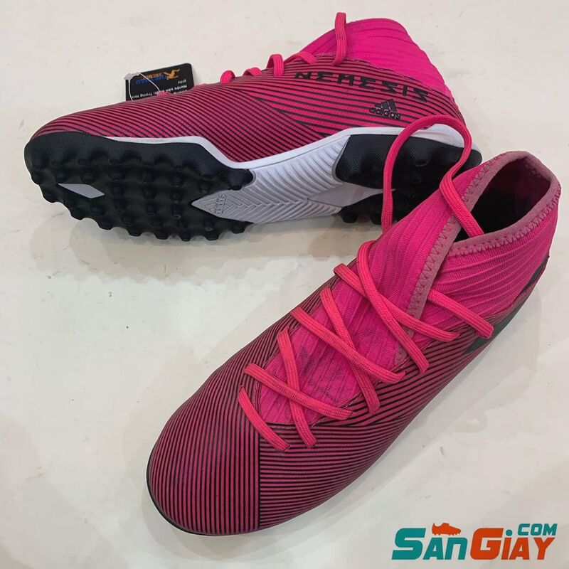 Giày bóng đá Adidas Nemeziz 19.3 TF-Hồng-40-426.