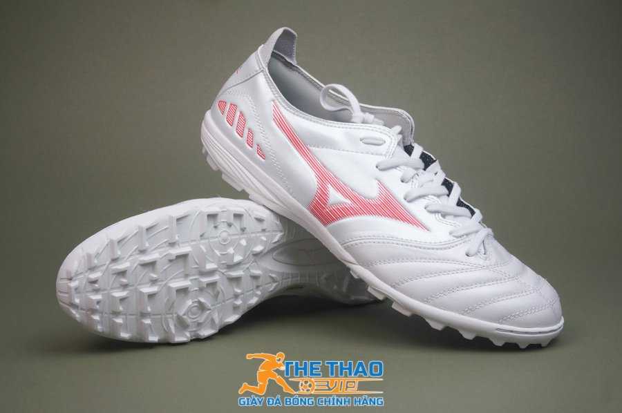 [Nhập Mã MIZUNO] Giày đá bóng Mizuno Morellia Neo III Pro As Trắng/Hồng