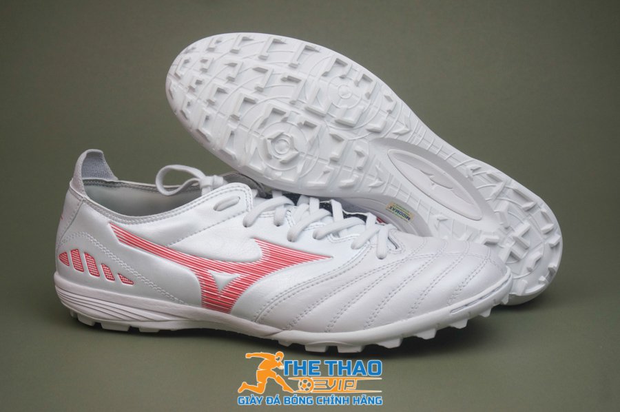 [Nhập Mã MIZUNO] Giày đá bóng Mizuno Morellia Neo III Pro As Trắng/Hồng