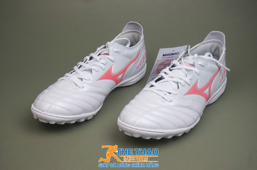 [Nhập Mã MIZUNO] Giày đá bóng Mizuno Morellia Neo III Pro As Trắng/Hồng