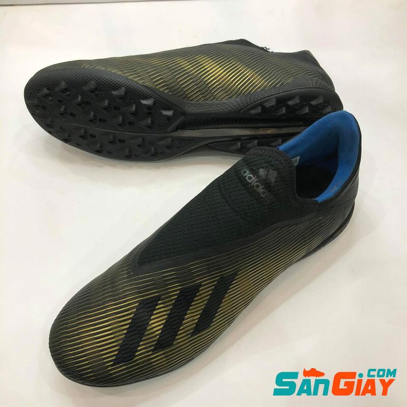 Giày đá bóng Adidas Adidas X 19.3 TF-Đen Vàng-44