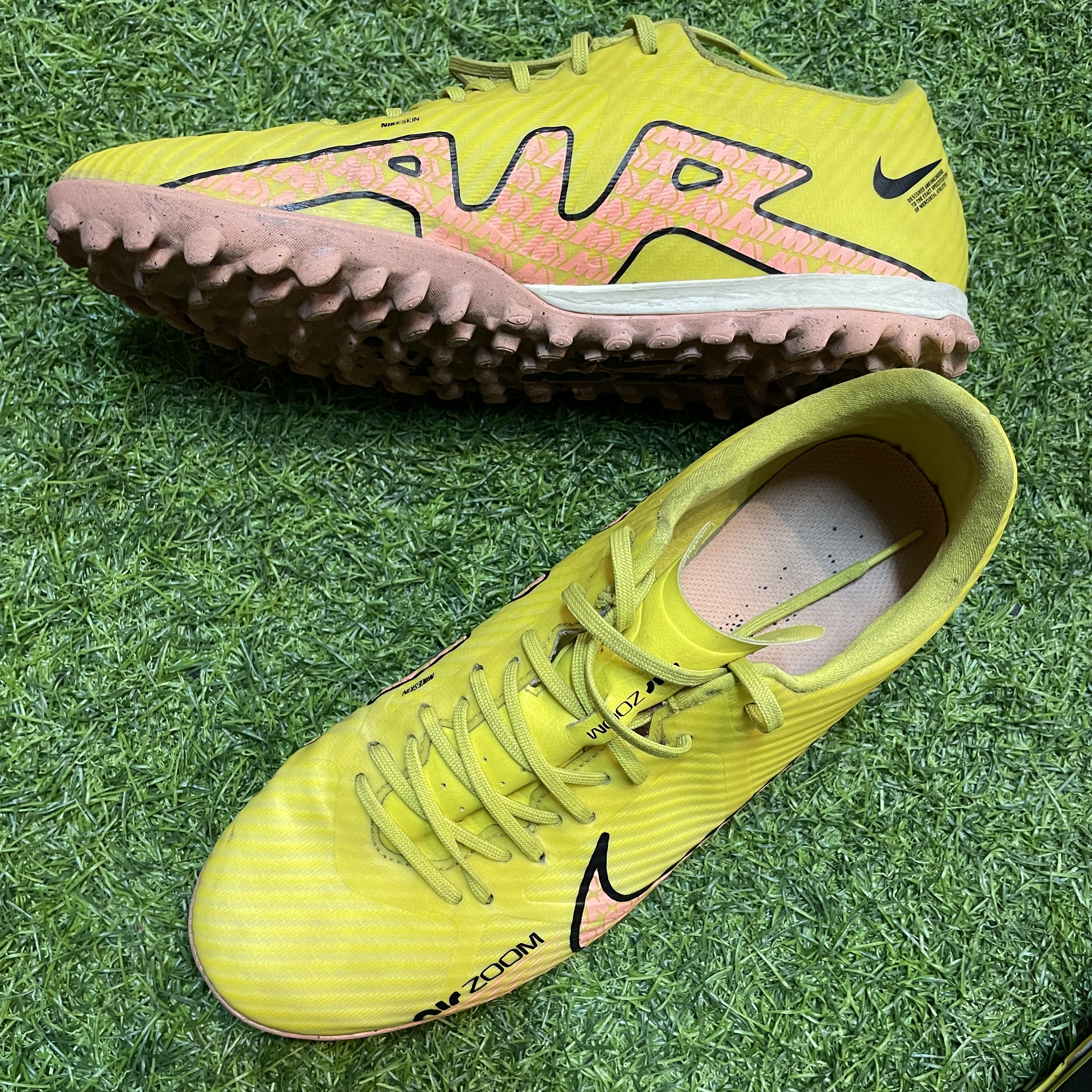 SG- ( 95%, Size 40) Nike Zoom Vapor 15 Academy TF- Vàng