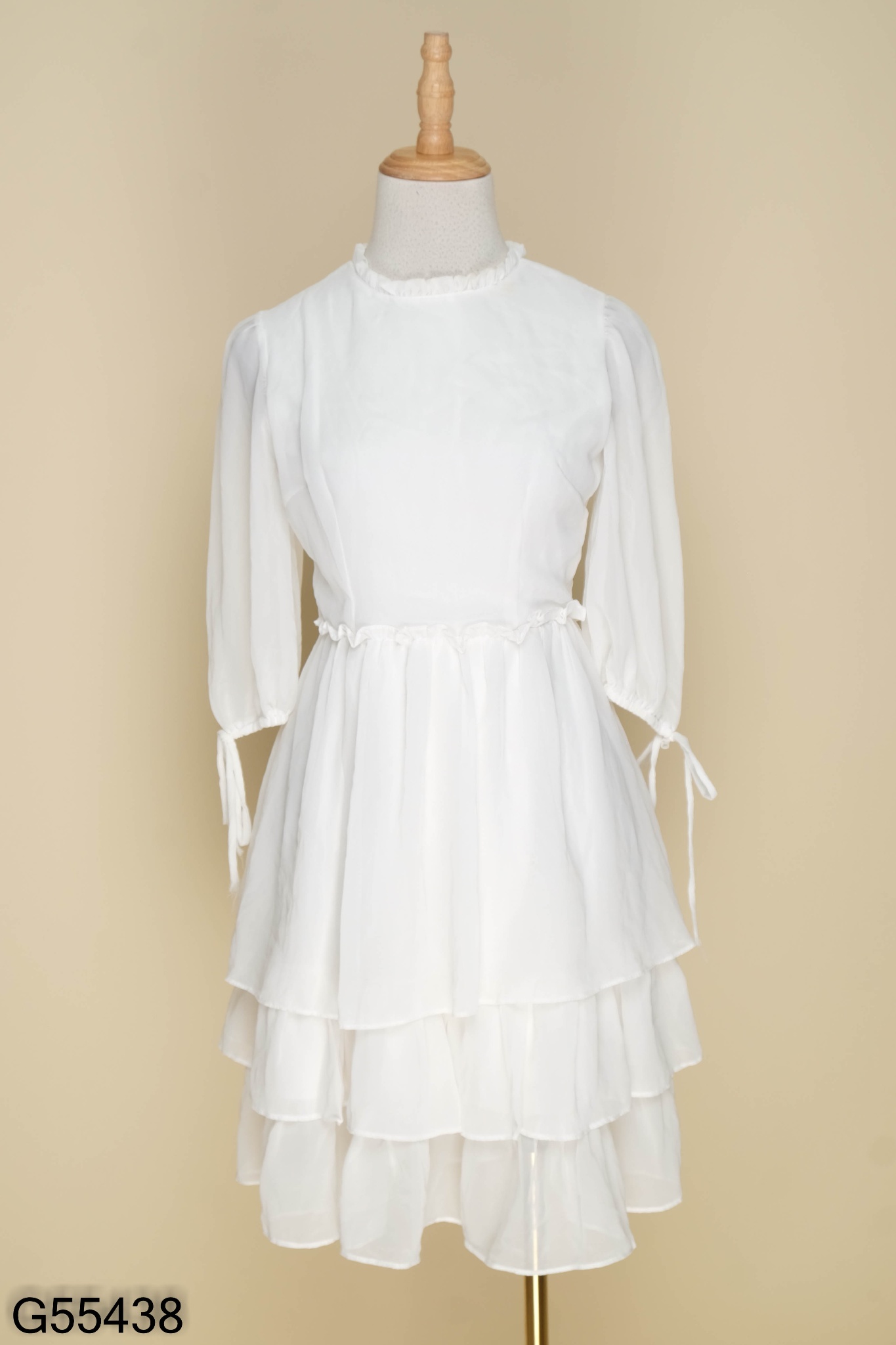 Váy dài BABY trắng siêu đáng yêu - - Made by Toneontone TOT