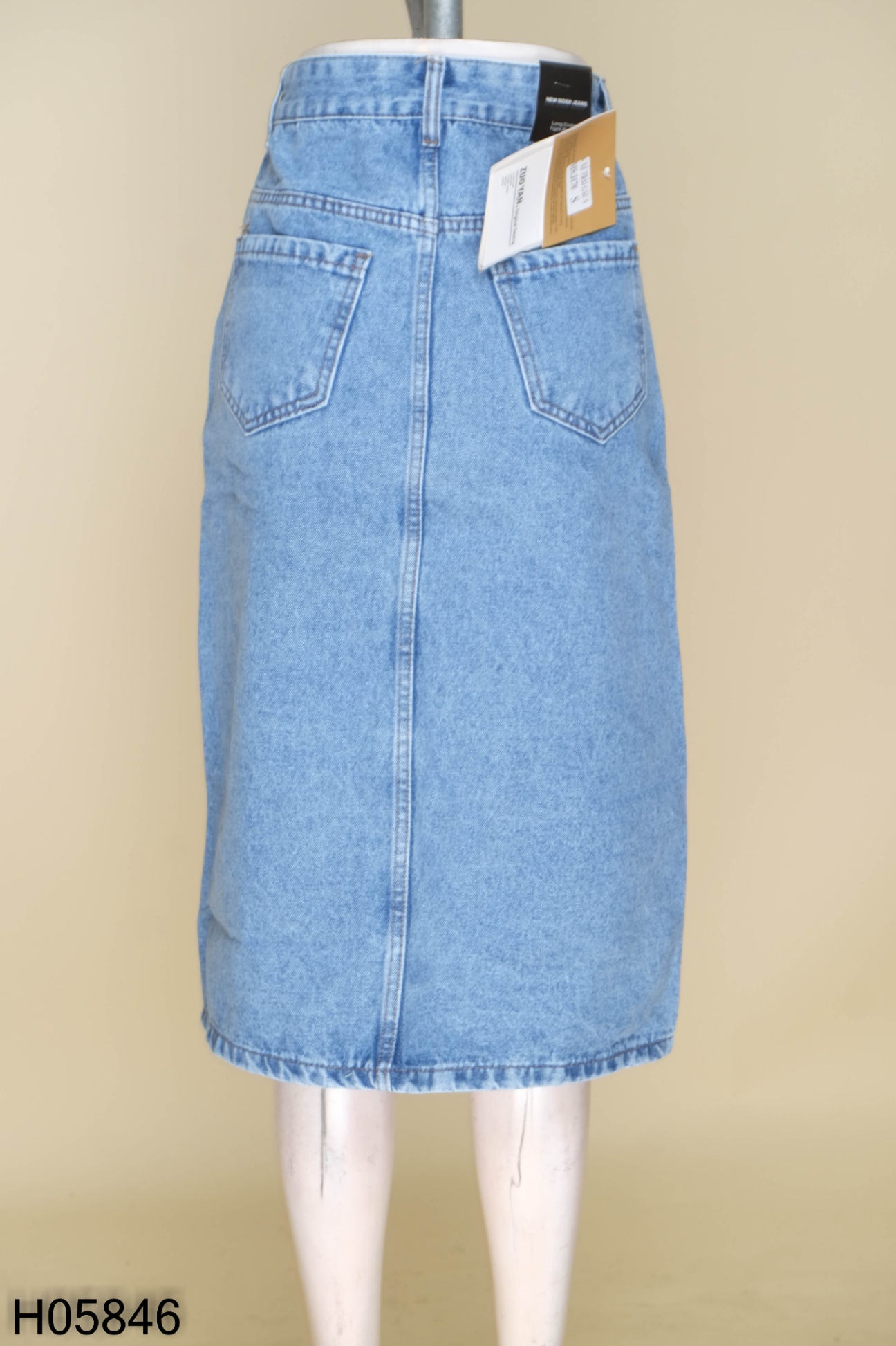 QUẦN CULOTTES VẢI DENIM (TRẺ EM) TRẺ EM 150 XANH DƯƠNG NHẠT | MUJI