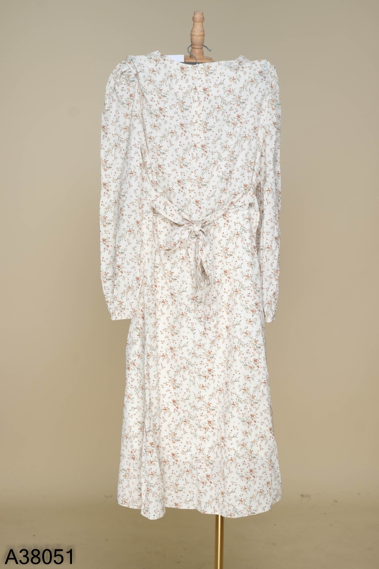 Chân váy hoa nhí dáng xòe dài CV04-07 | Thời trang công sở K&K Fashion