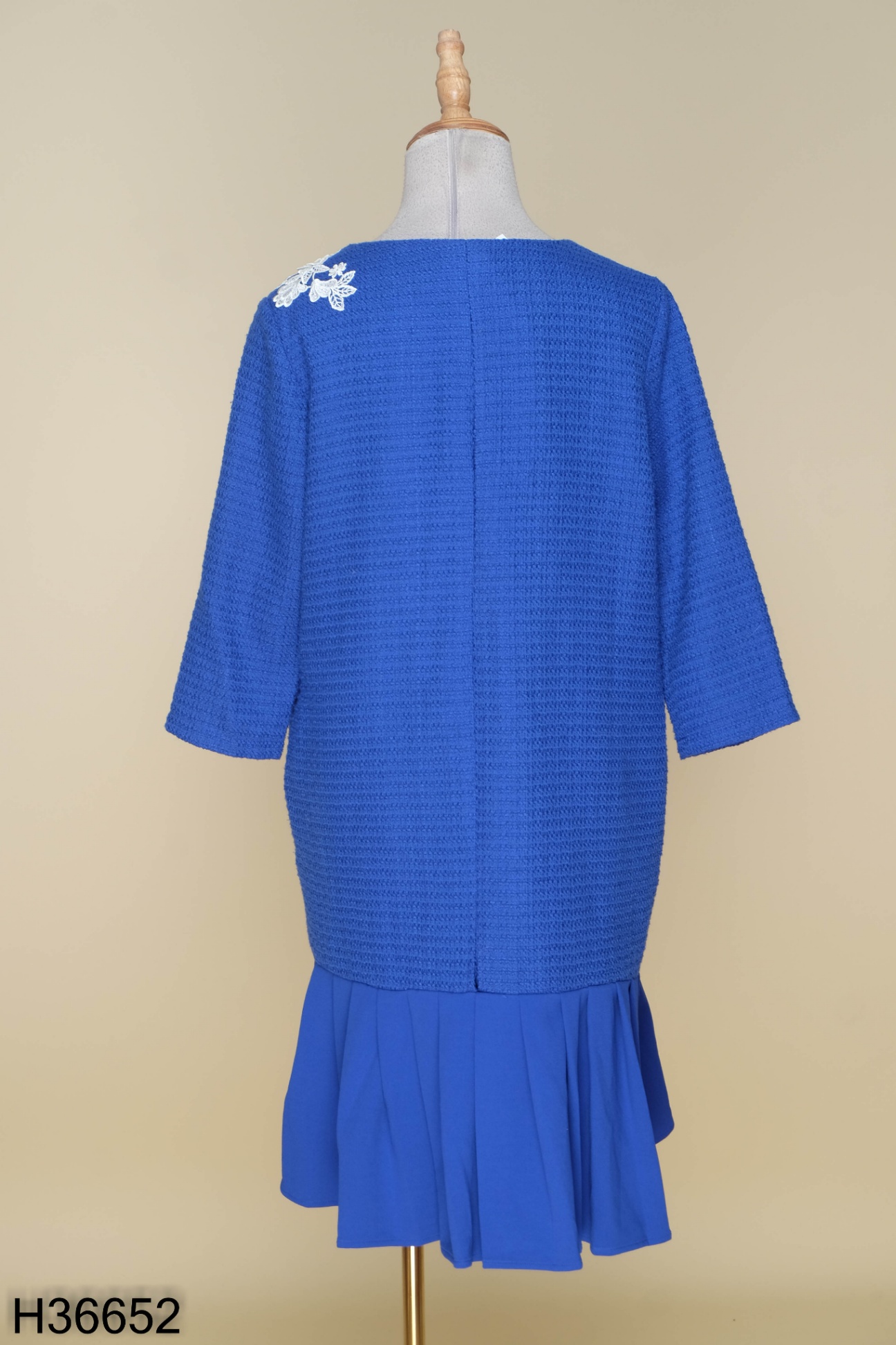 Váy đầm dự tiệc xanh coban hai dây hở lưng sexy - DN428 - AloraShop21