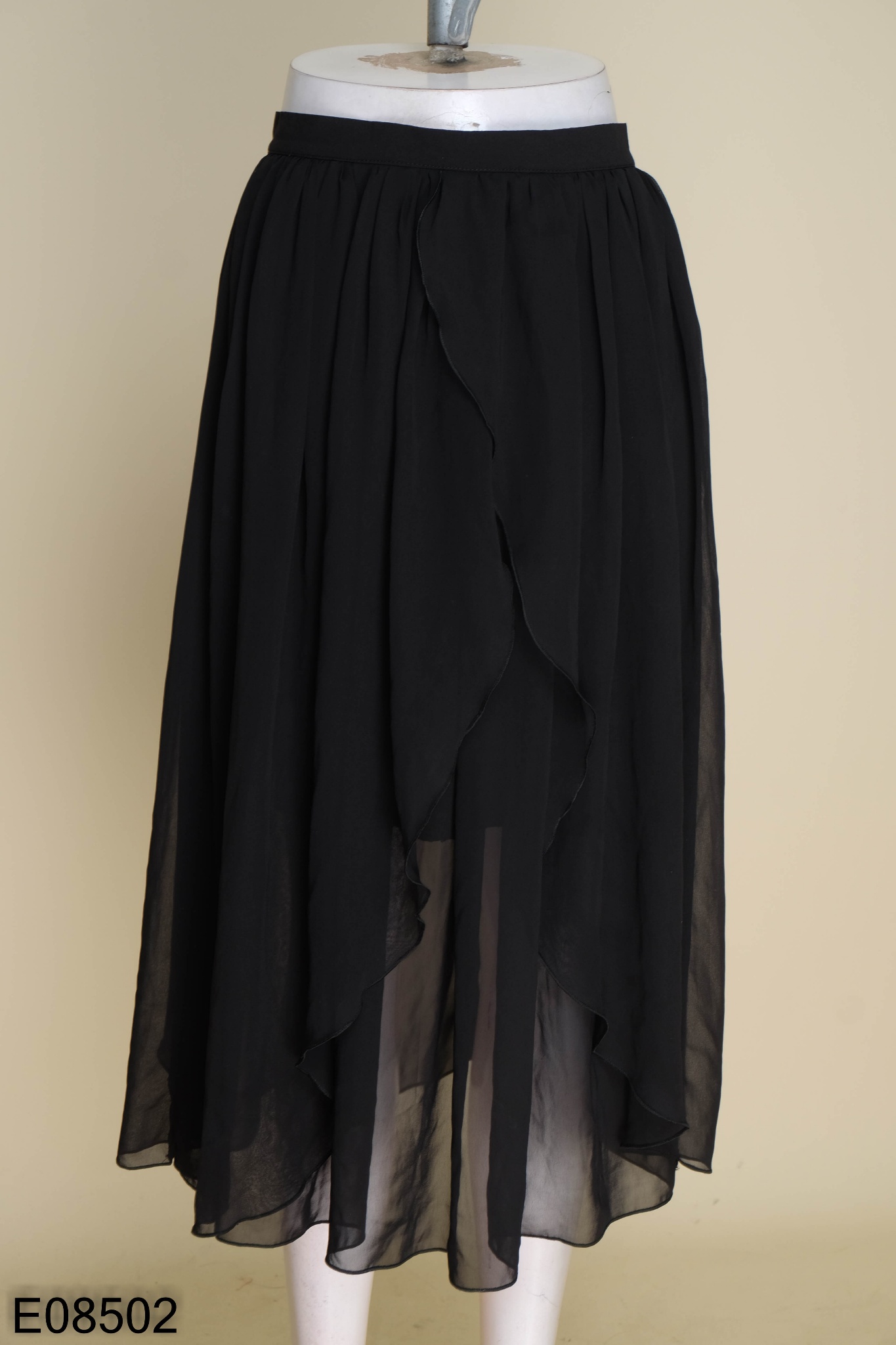 Chân Váy Dài Váy Voan Phối Góc Chéo Cảm Giác Thiết Kế Thiểu Số Phong Cách  Đen Tối Lạnh Lùng Tự Thiết Kế Váy Bồng Thon Gọn Eo Cao | Lazada.vn