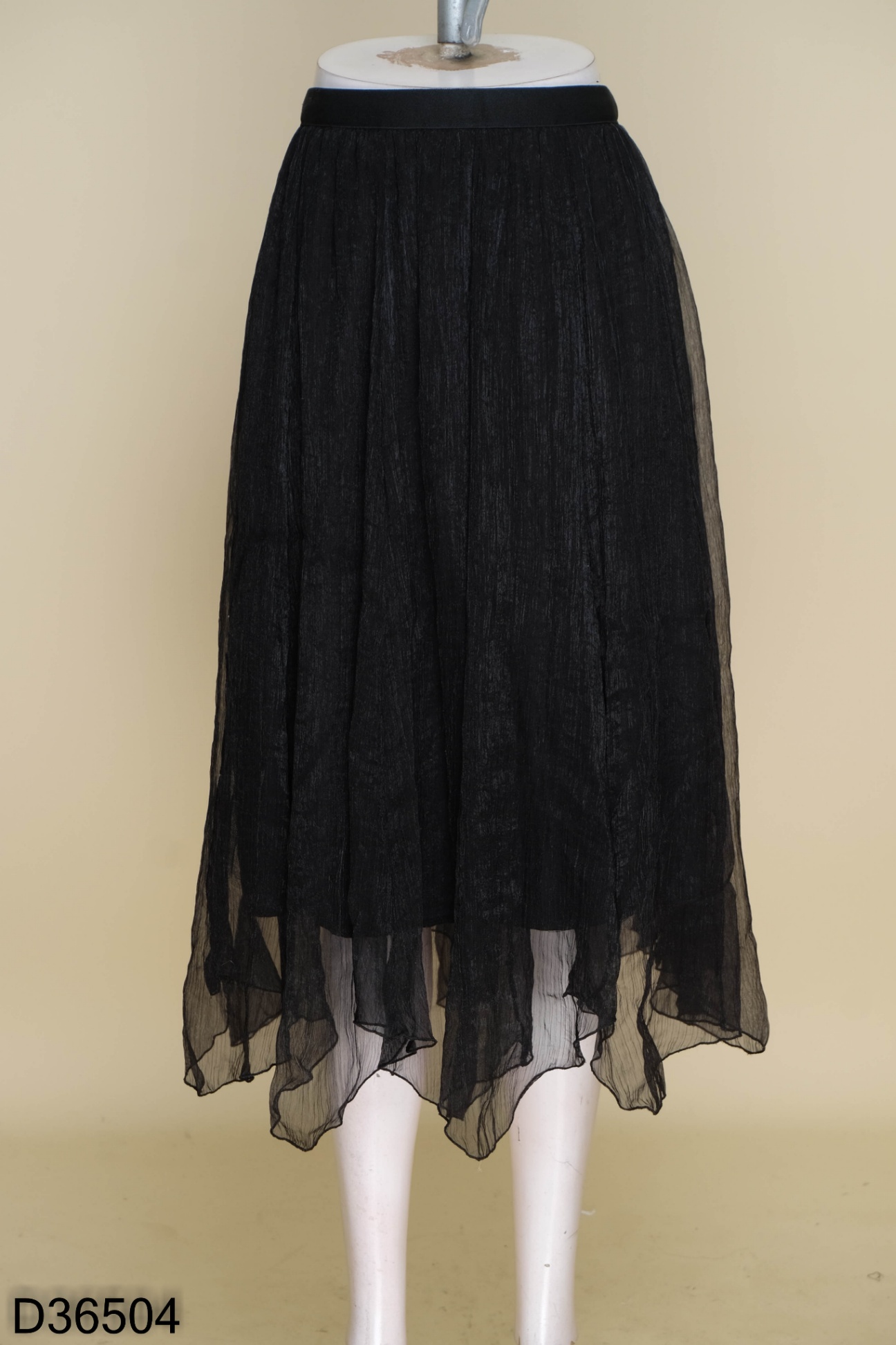 Chân váy nữ, chân váy voan 3 tầng 2 lớp màu đen trắng size S M L SKUCV-05A1  | Shopee Việt Nam
