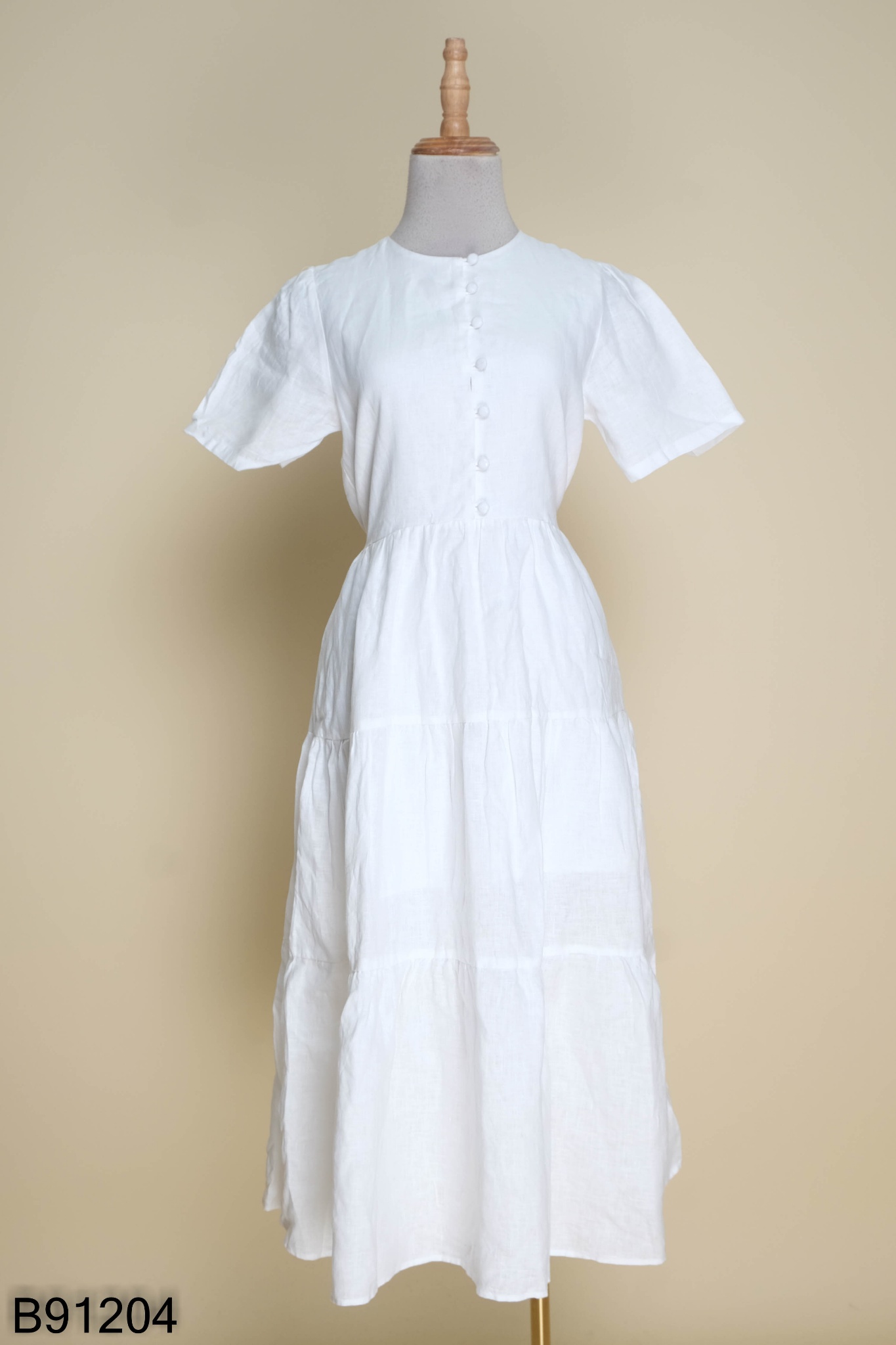 Váy tay loe trắng boho vintage ( ảnh thật ) | Shopee Việt Nam