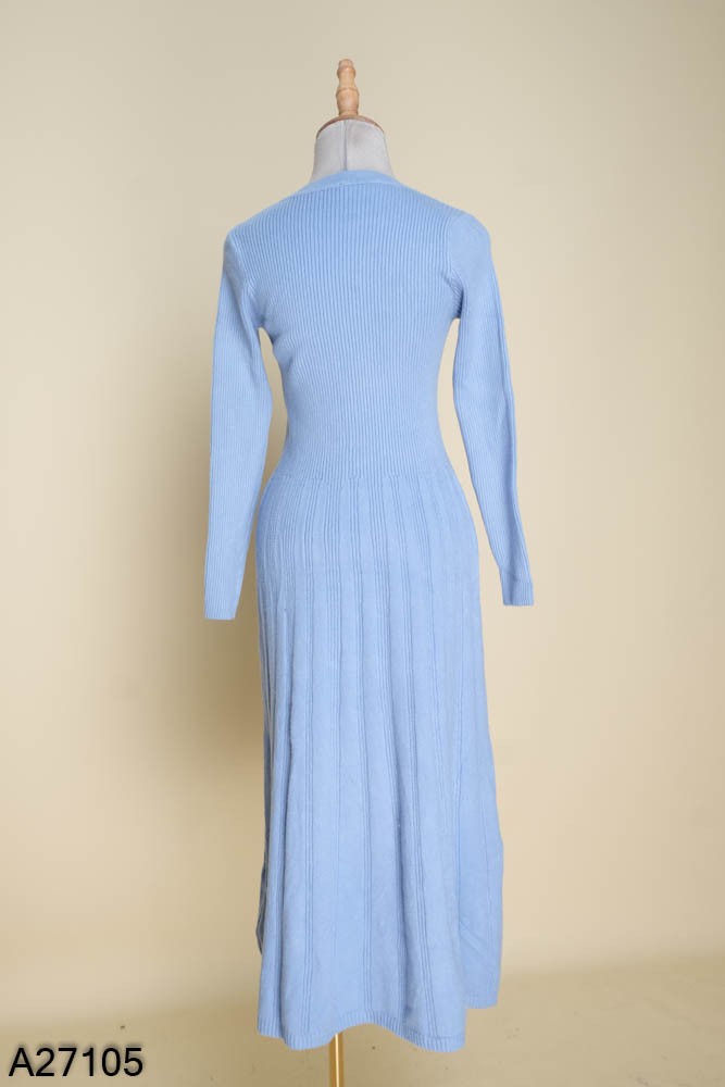 Váy - Đầm Trẻ Em: Đầm thun Pony cho bé hàng may lên từ vải xuất dư mịn mát  từ 11kg đến 13kg màu xanh dương