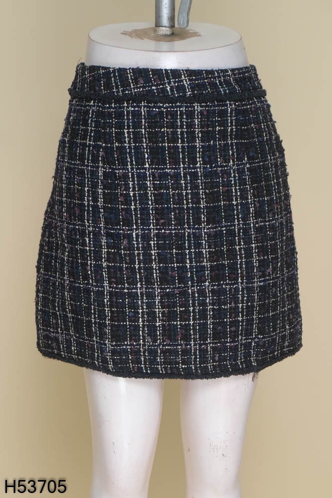Chân váy tweed xẻ trước dáng chữ A - Trẻ trung -Thời trang – Cardina