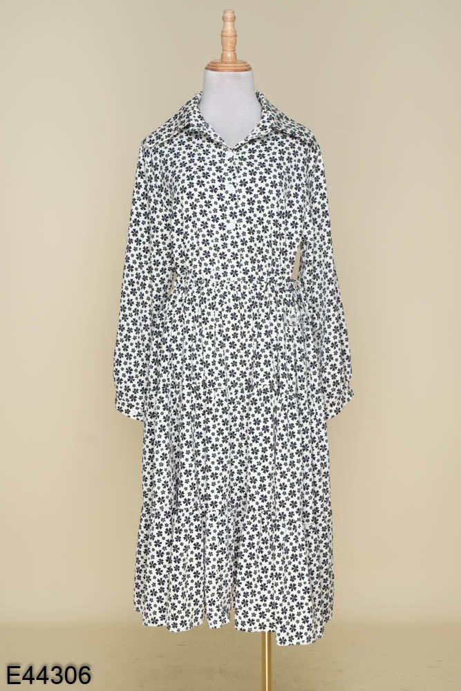DV540 - Đầm Babydoll Họa Tiết Chấm Bi Màu Đen Cho Bé Gái | Đầm & Váy Bé Gái  | moby.com.vn