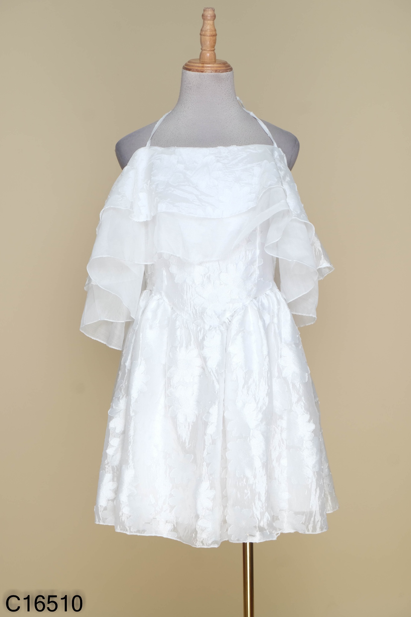 Set áo bẹt vai kèm chân váy voan lưới CHLOE – Hizu Dress Up
