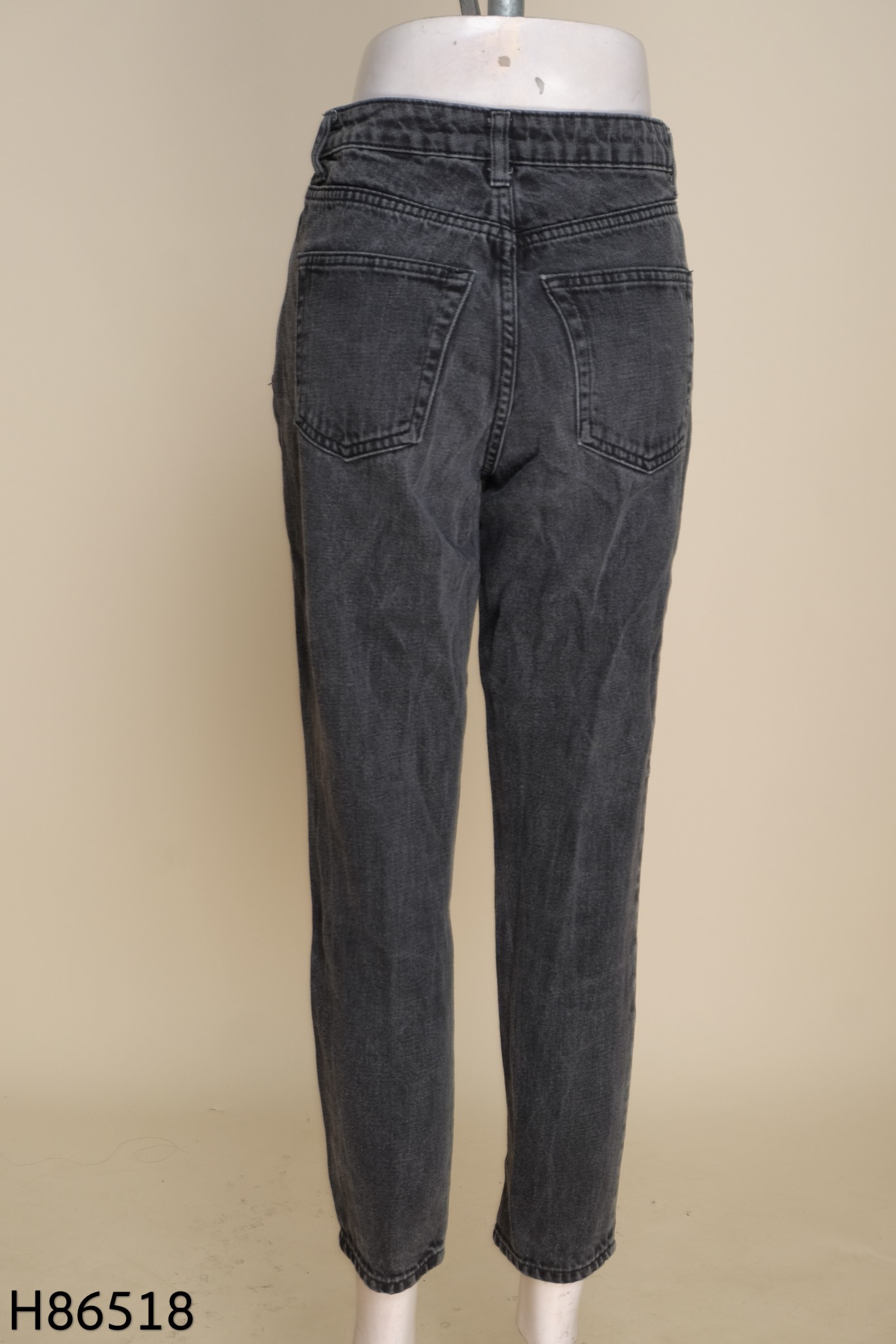 Quần jeans TOPSHOP xám trơn