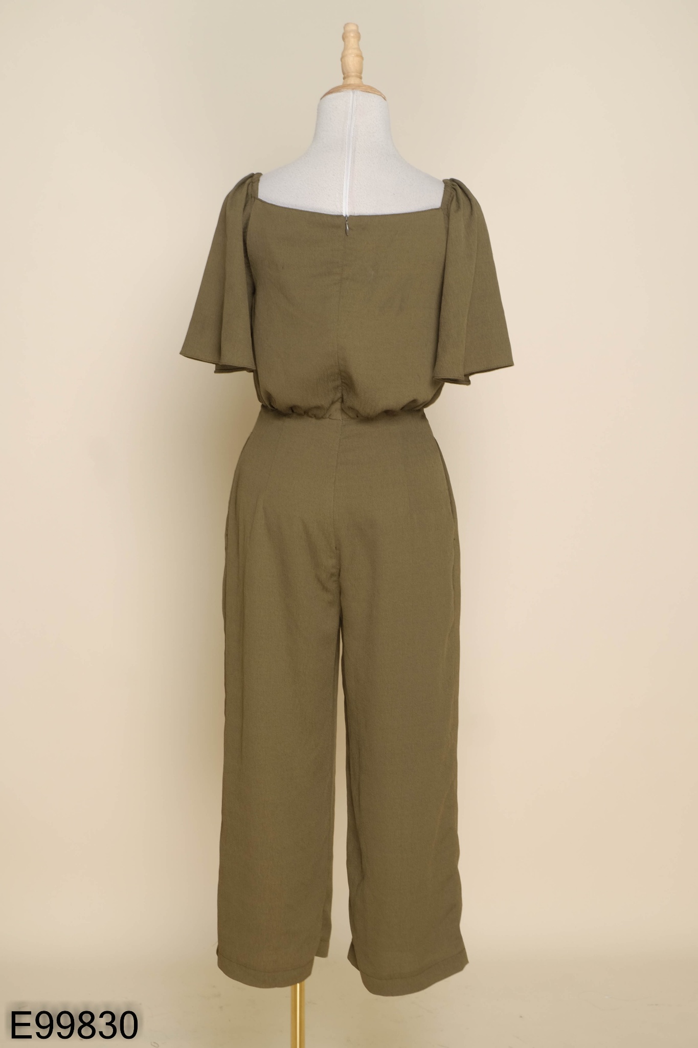 Jumpsuits OYSTER AND SNAIL xanh cổ vuông