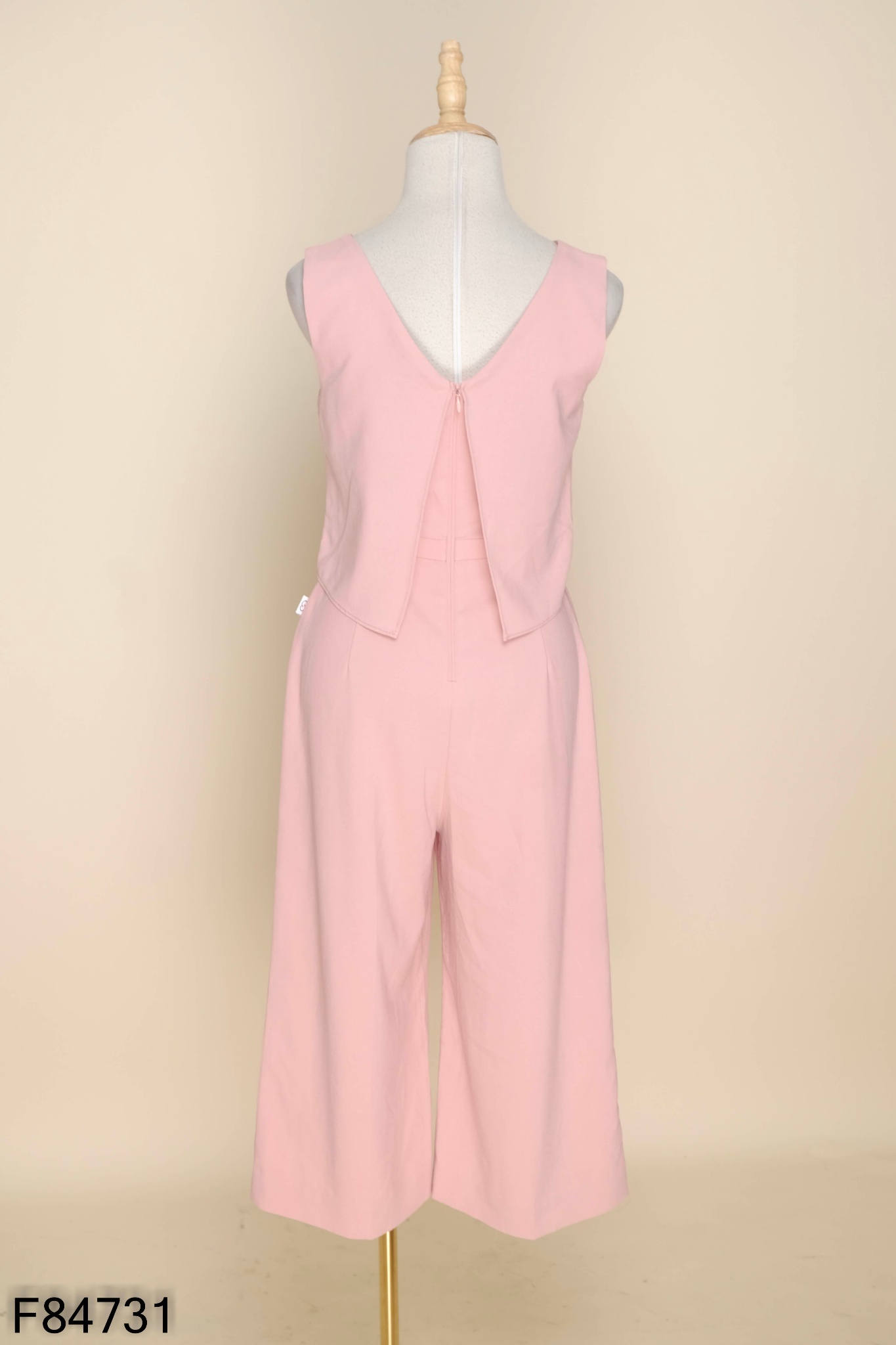 Jumpsuits sát nách G9 MOZA hồng