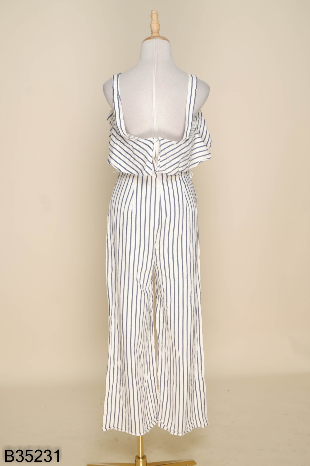 Jumpsuits be WARE HOUSE sọc xanh than