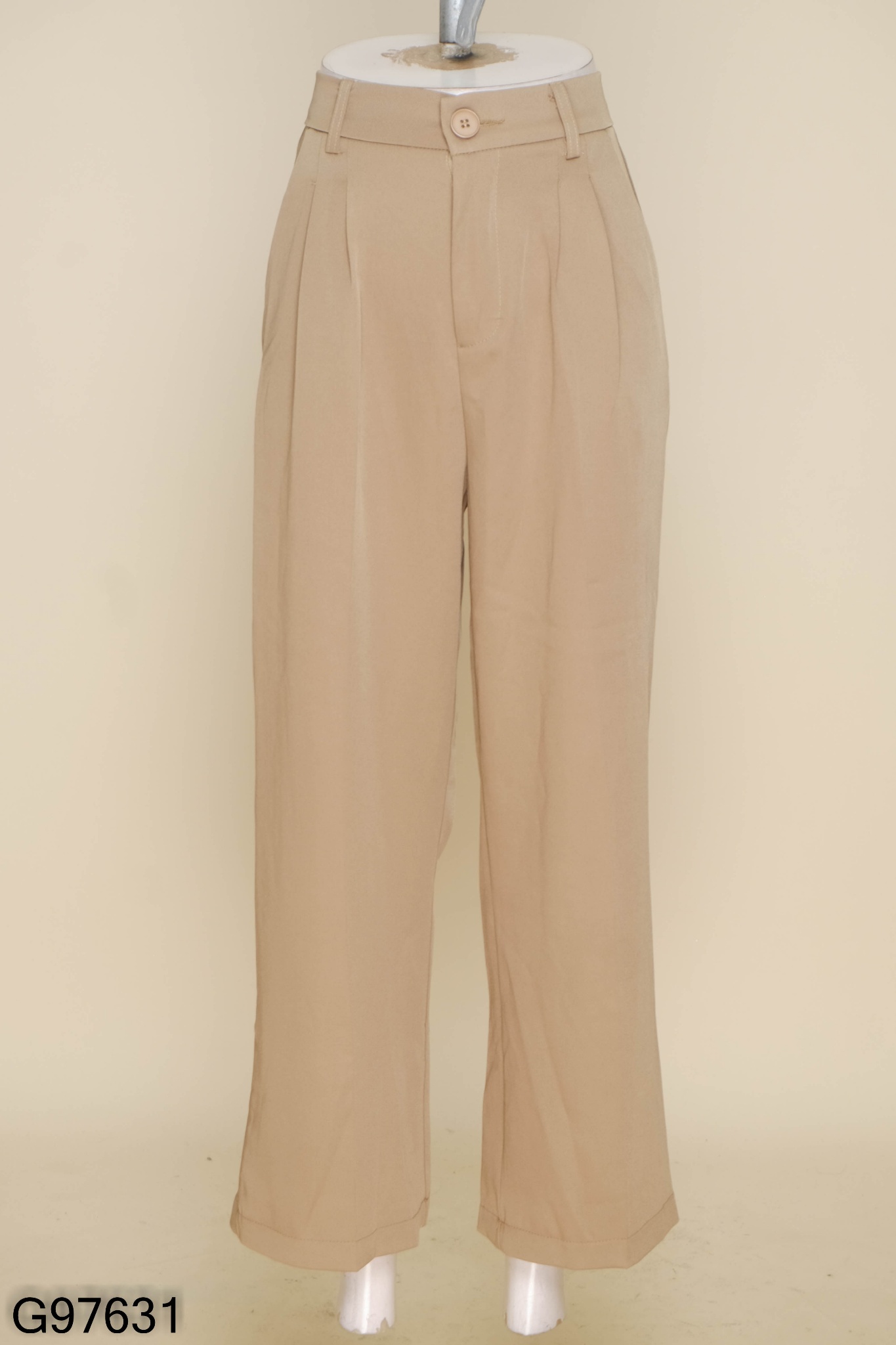 Quần culottes xanh rêu