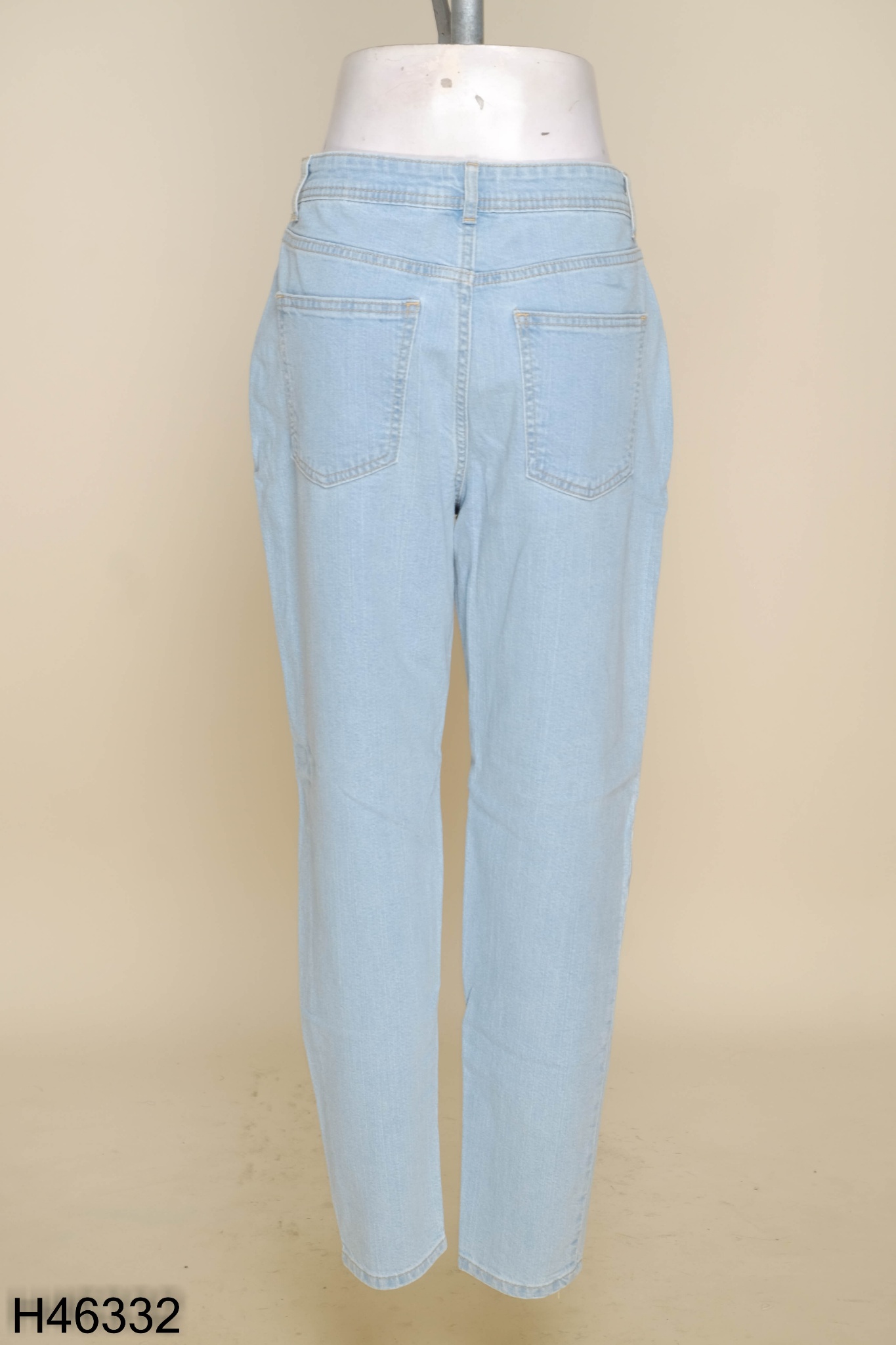 Quần jeans ASOS xanh trơn