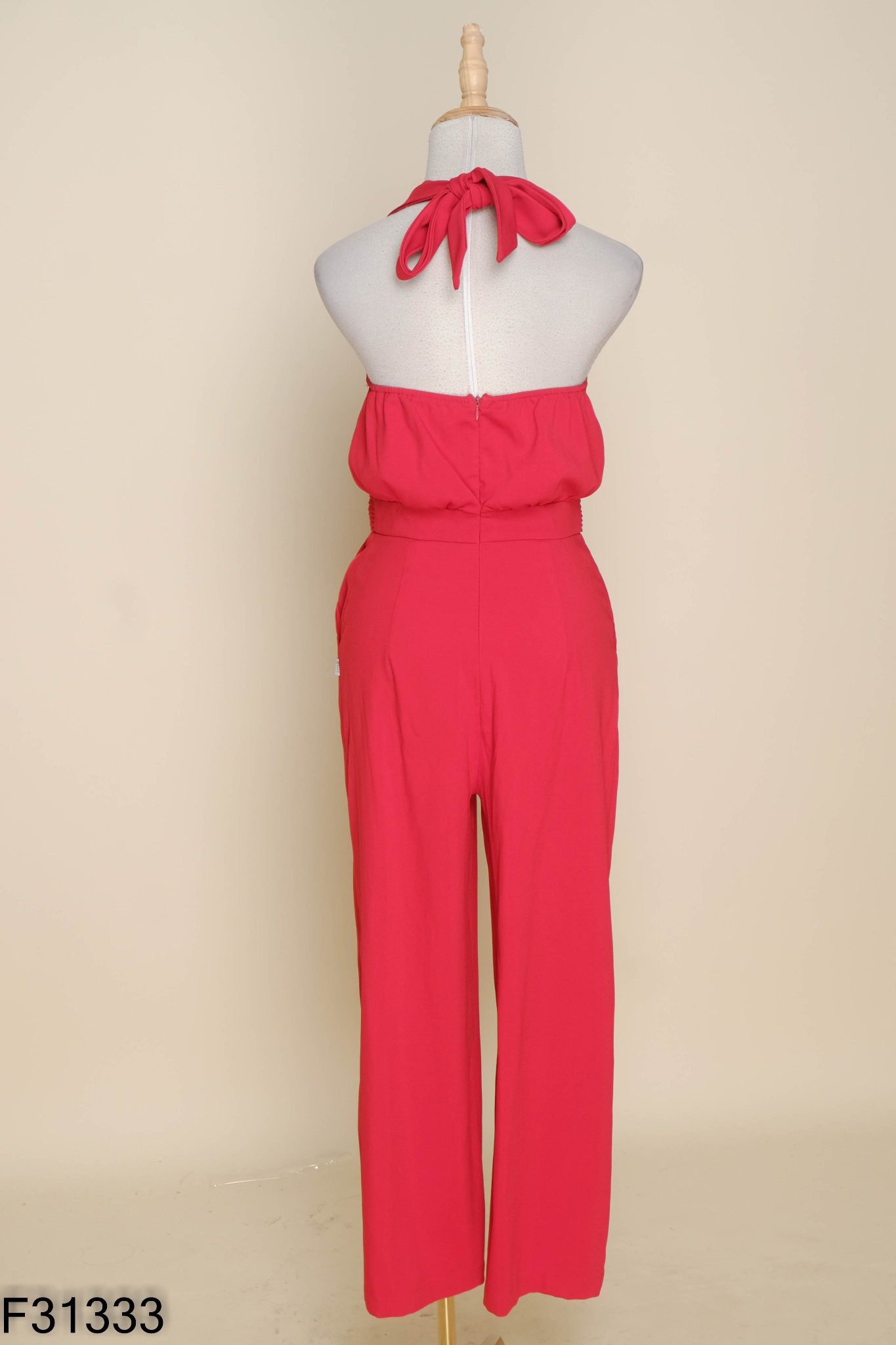 Jumpsuits đỏ CCHAT gân giữa