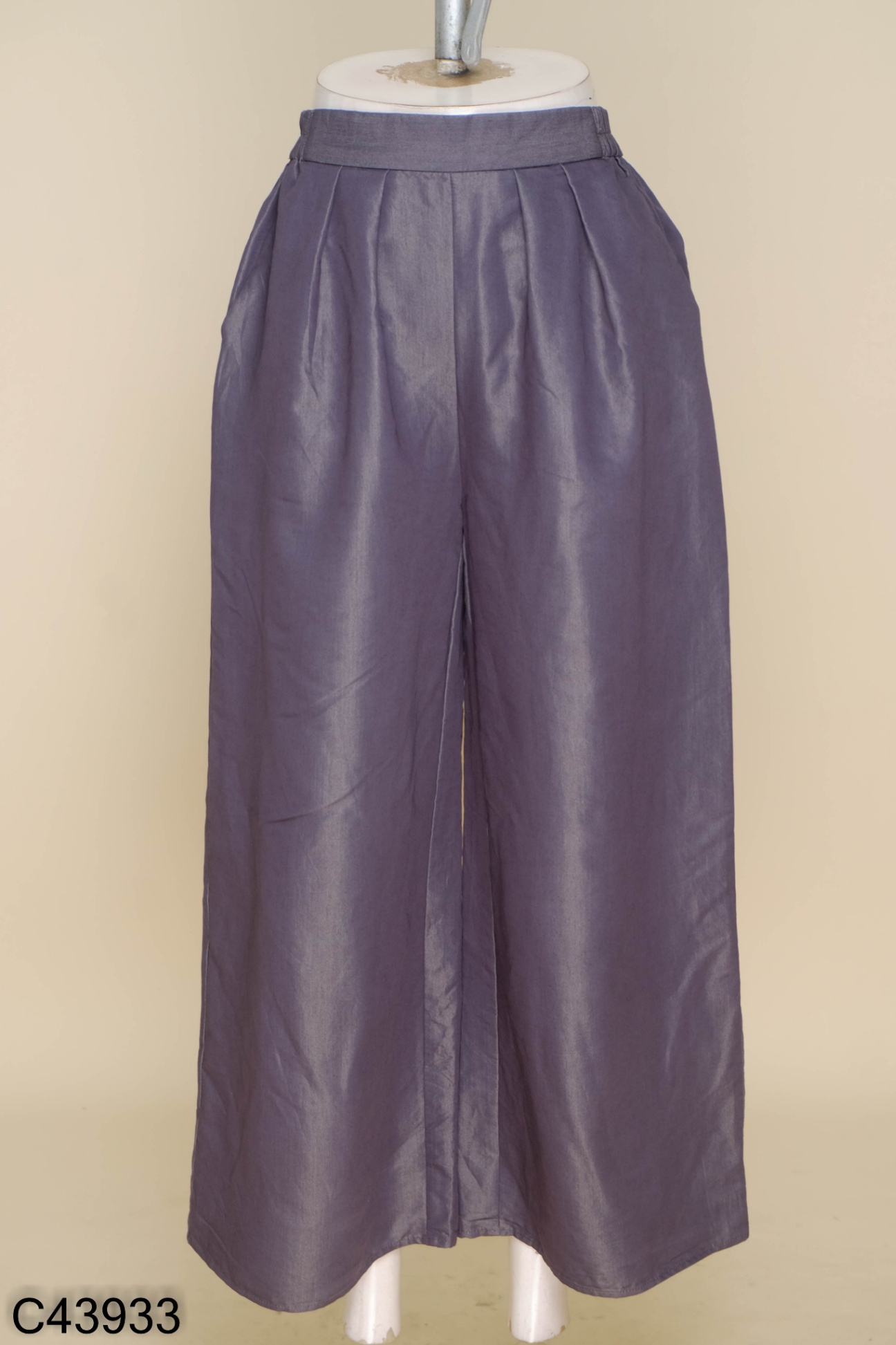 Quần culottes xám