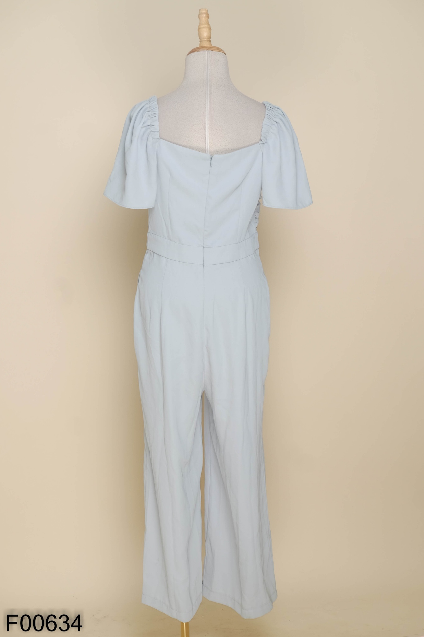 Jumpsuits xanh dúm CCHAT phối cúc