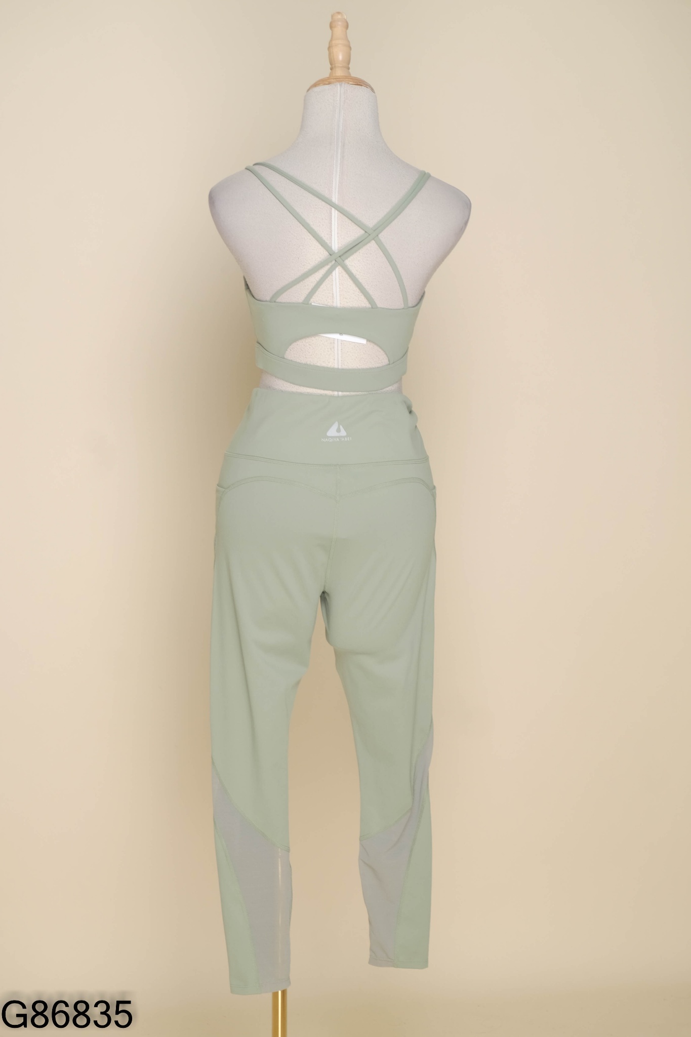 SET Tập xanh mint áo bra + quần dài