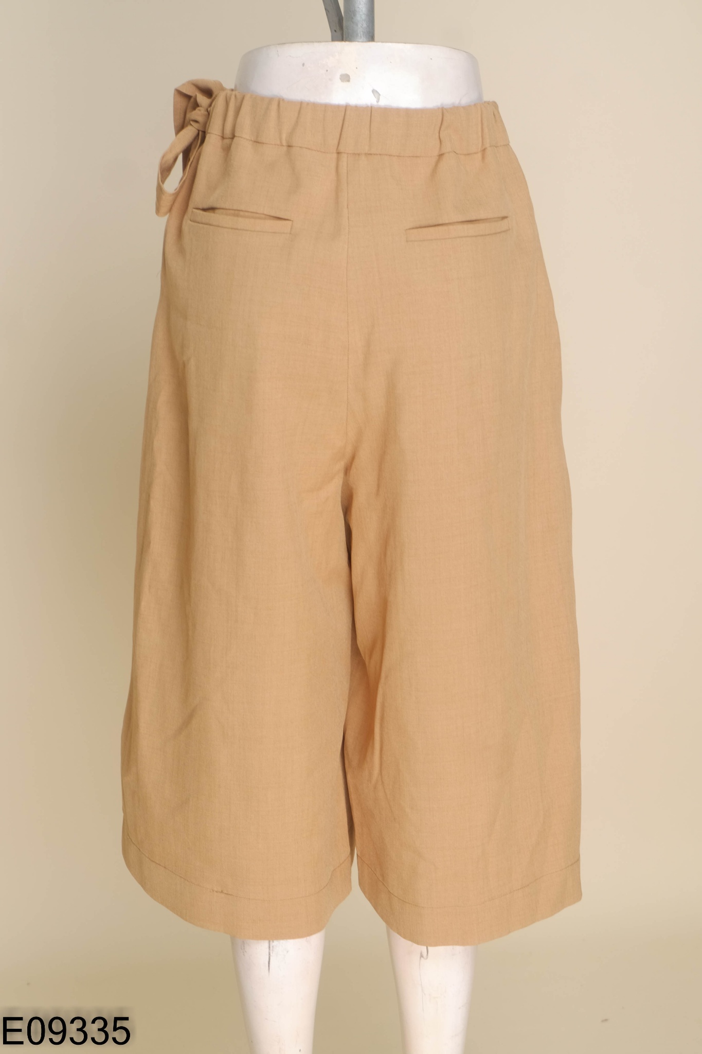 Quần culottes nâu NAKED BY V buộc vạt