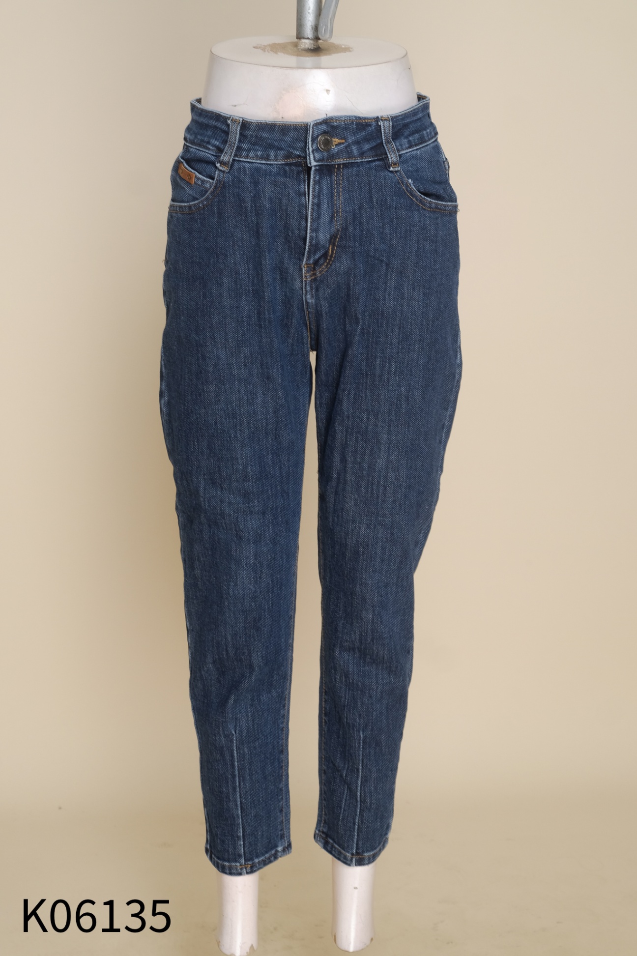 Quần baggy jeans xanh