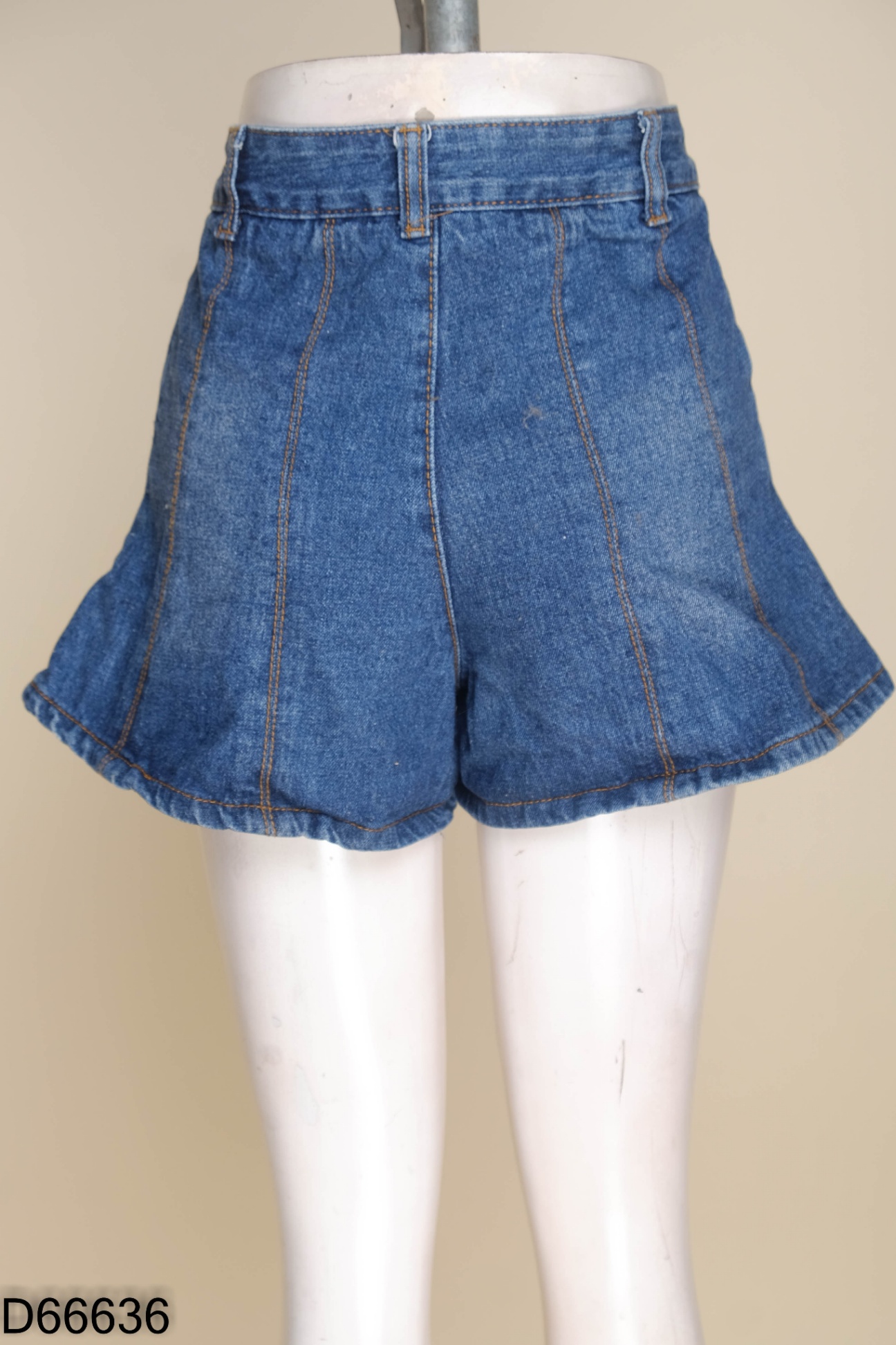 Quần short jeans xanh