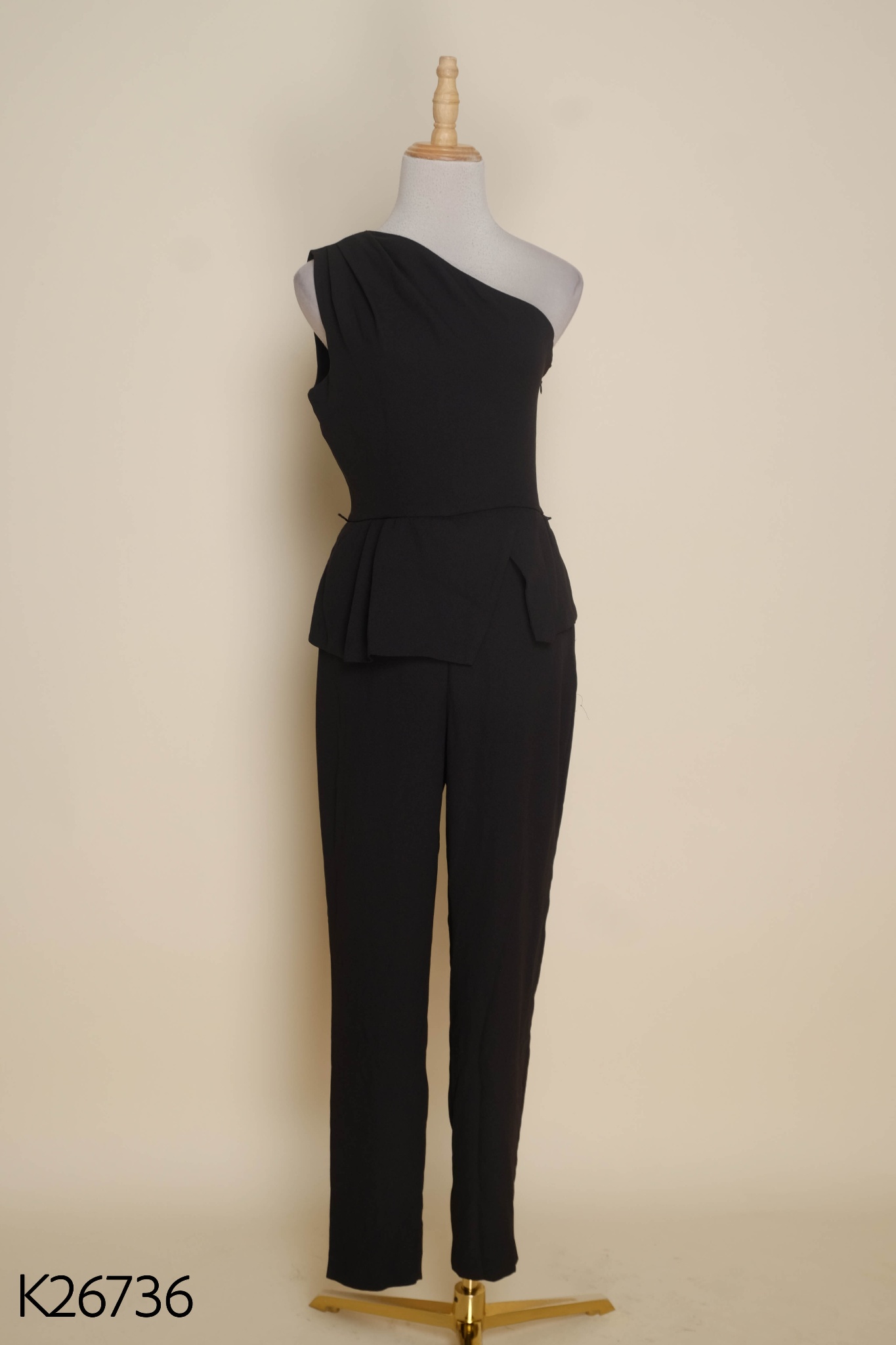 Jumpsuits ZARA đen lệch vai