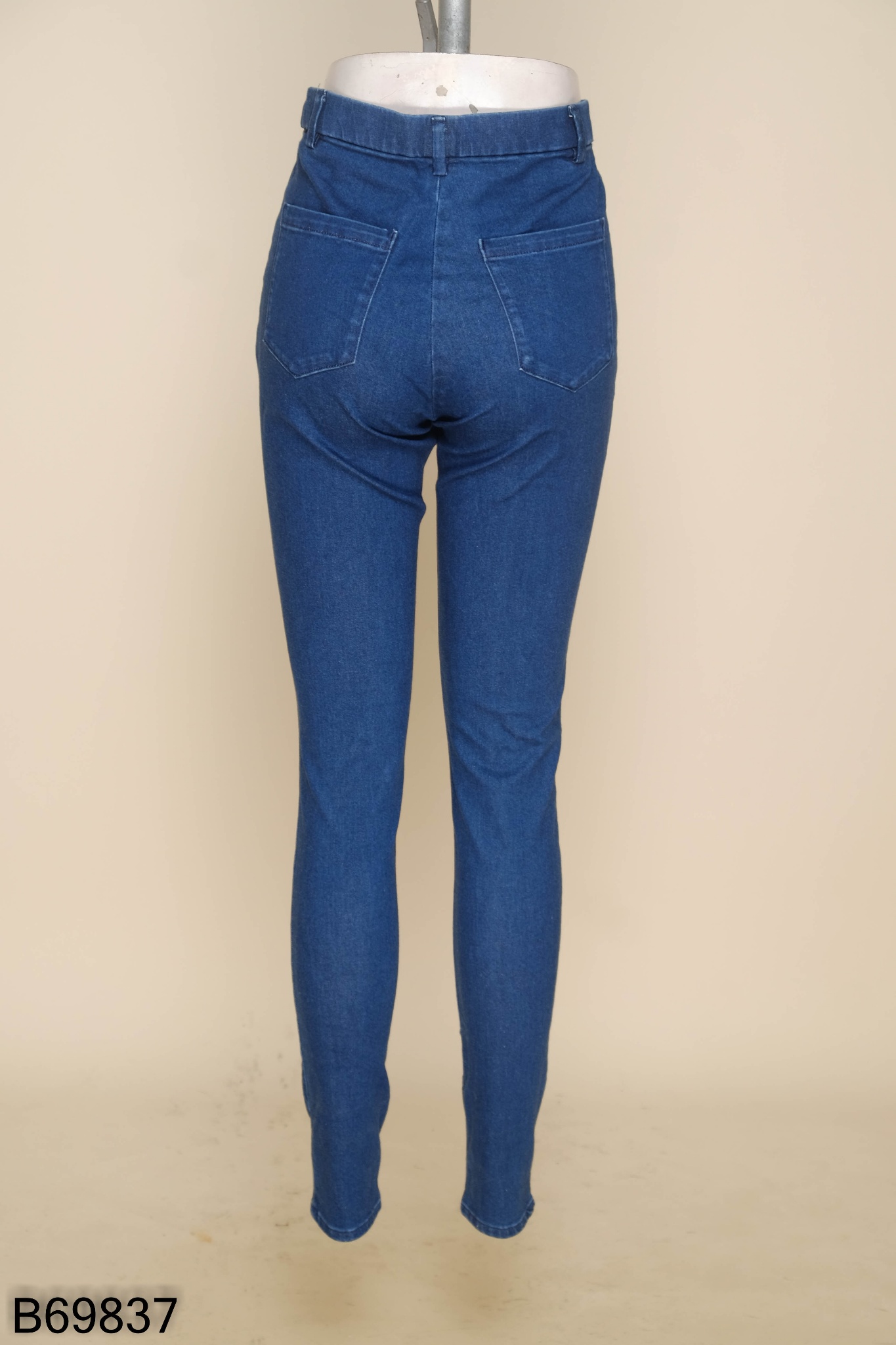 Quần UNIQLO jeans xanh lengging