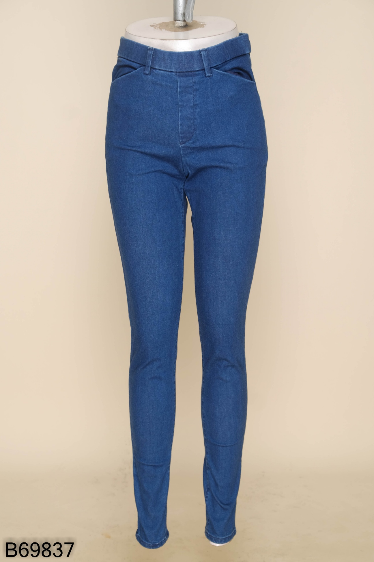 Quần UNIQLO jeans xanh lengging