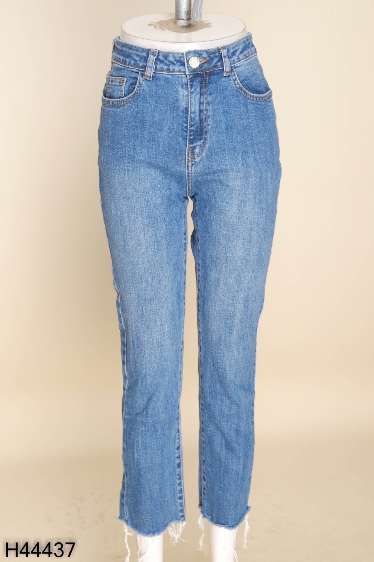 Quần jeans YODY xanh trơn