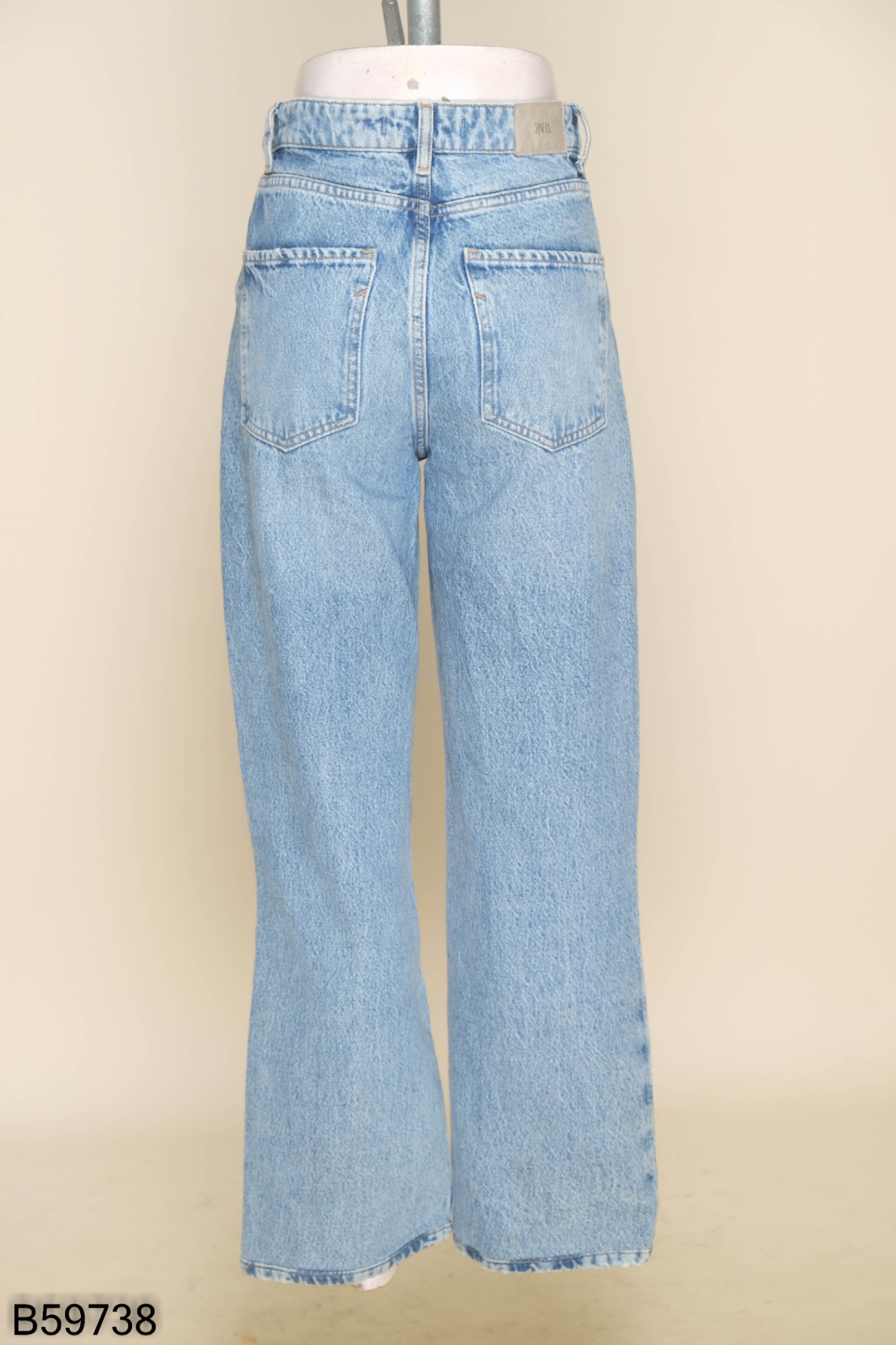 Quần jeans ZARA xanh rách